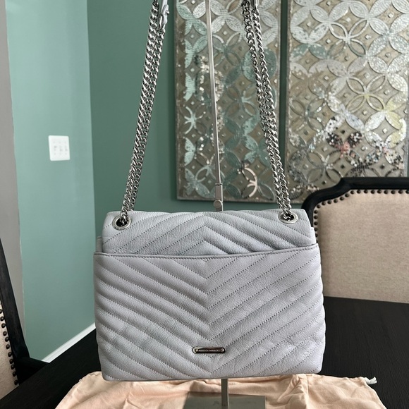 Rebecca Minkoff Edie Flap Leather Shoulder Bag - Picture 5 of 14